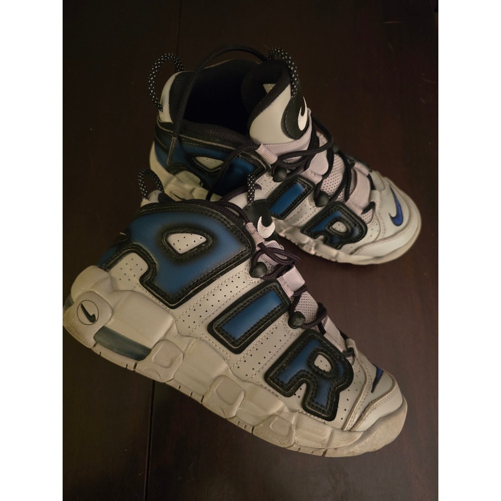 Nike Air More Uptempo Photon Dust University Blue FJ1387-001 Youth Size 4Y - Picture 3 of 6